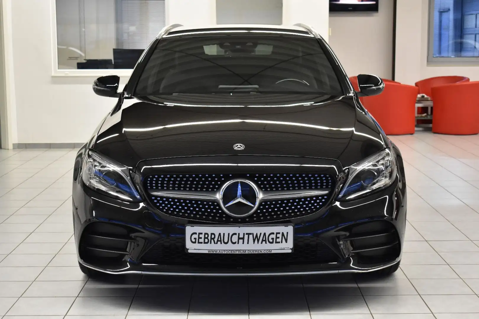 Mercedes-Benz C 300 de T /AMG-LINE/LED/CAM/VIRTUAL/AHK/AMBI/ Schwarz - 2