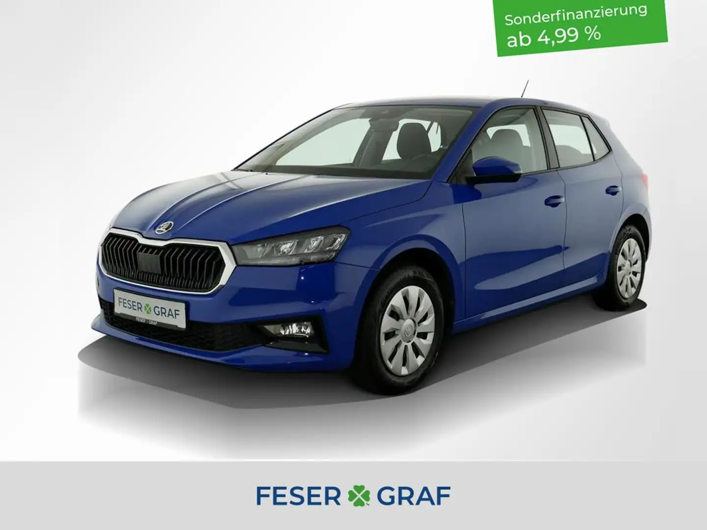 Skoda Fabia 1.0 TSI Essence LED / Bluetooth / DAB Blau - 1