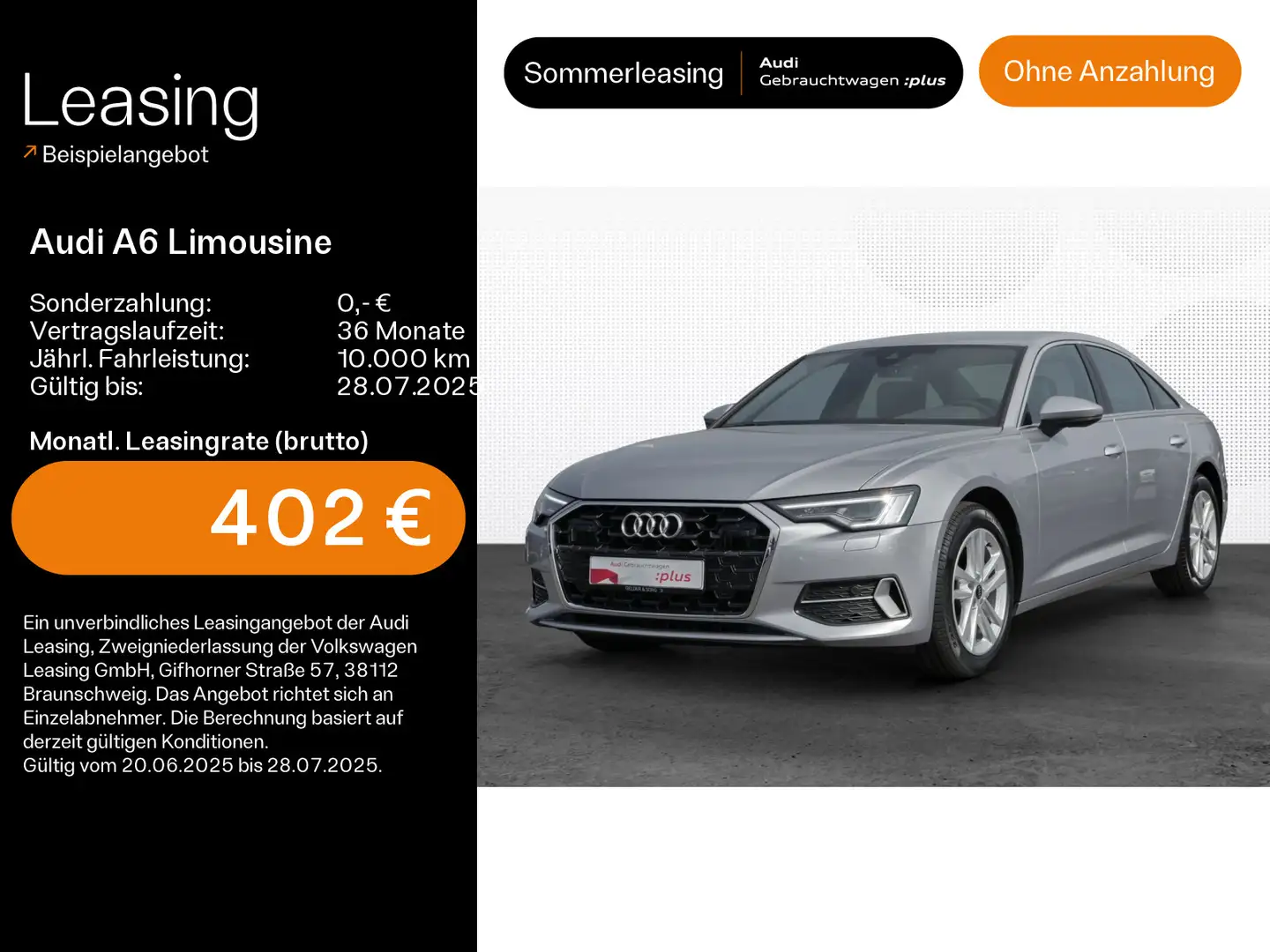Audi A6 40 TDI advanced Tour*Matrix*virtual Zilver - 1