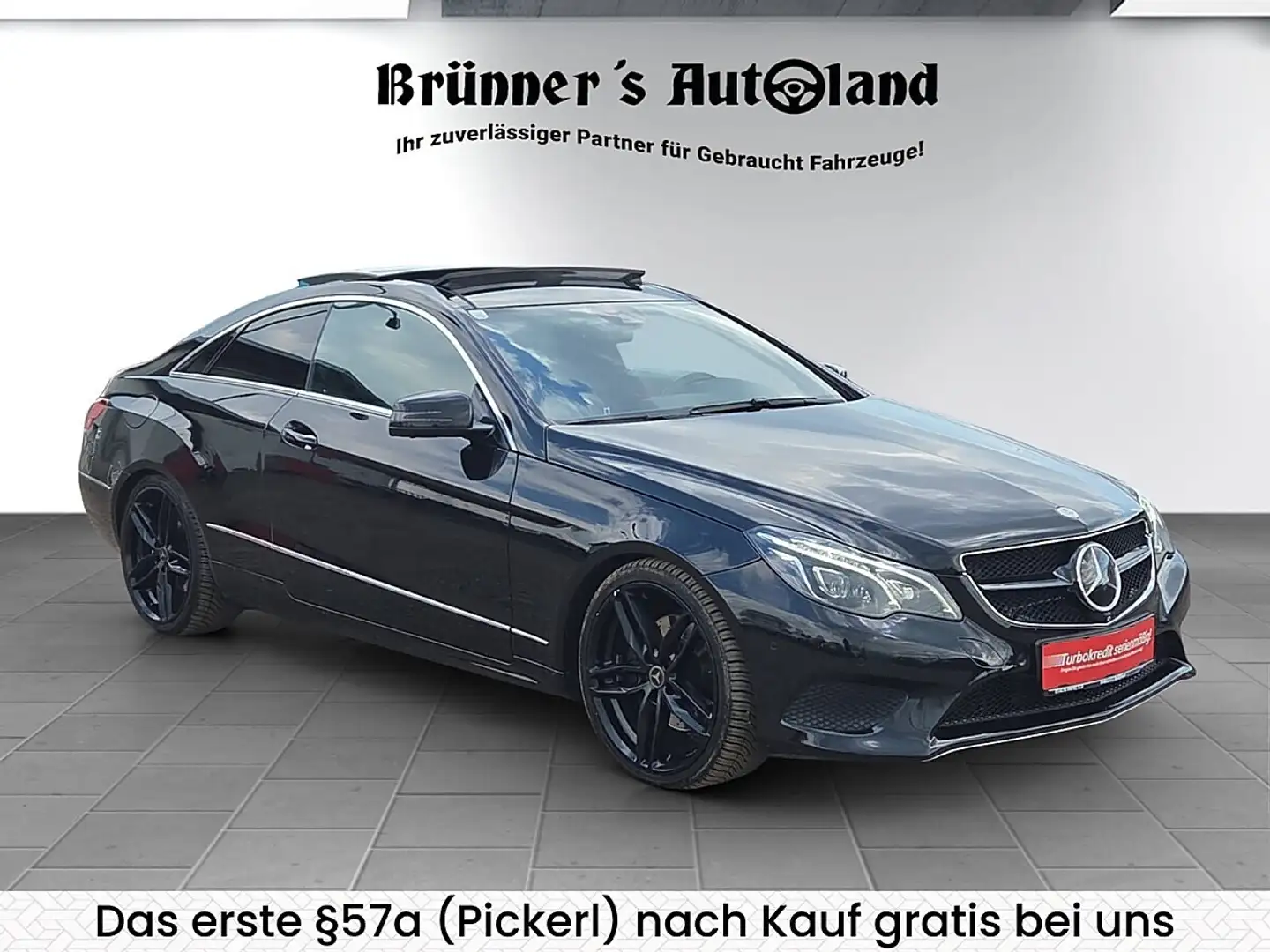 Mercedes-Benz E 350 BlueTEC Automatik Sport Coupe Panorama Schaltwi... Schwarz - 2
