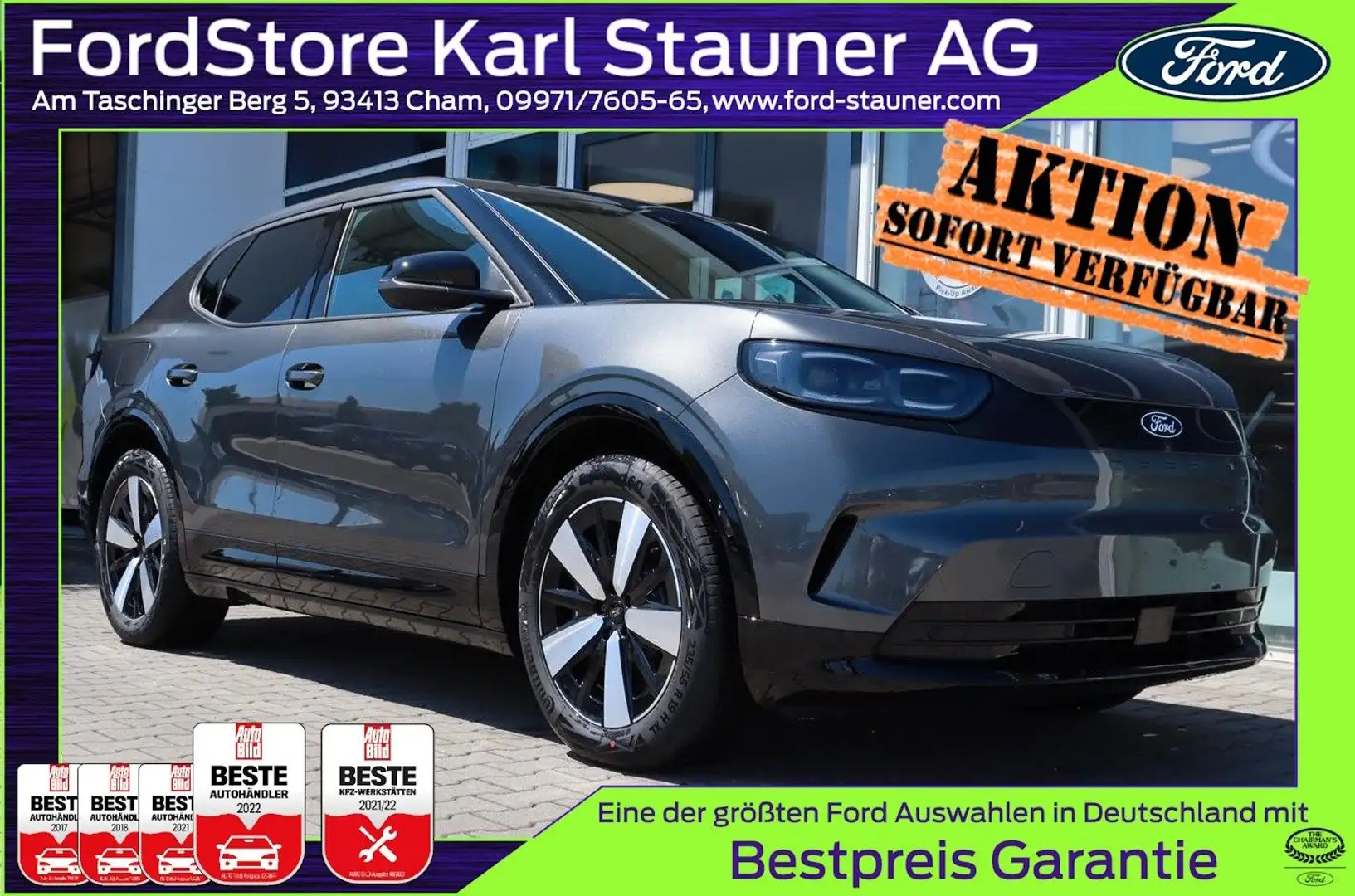 Ford Capri Extended Range 77kWh WÄRMEPUMPE 0,99 FIN Grau - 1