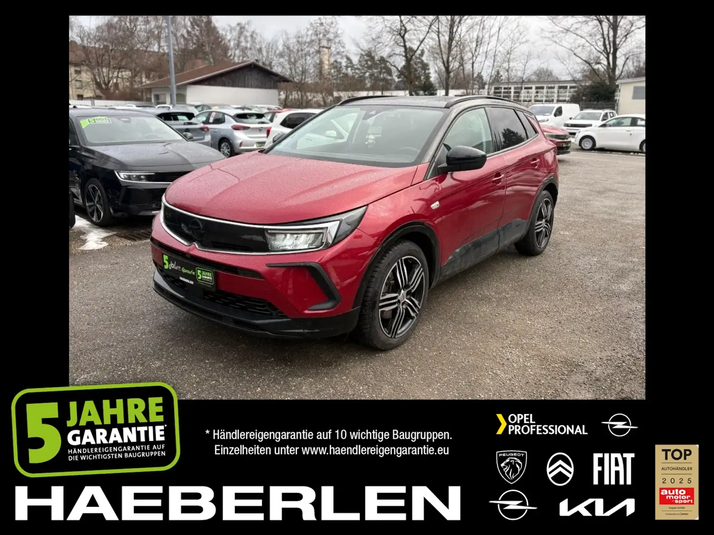 Opel Grandland 1.6 Turbo GS Line ACC+Alcantara+LED+LM Rouge - 1