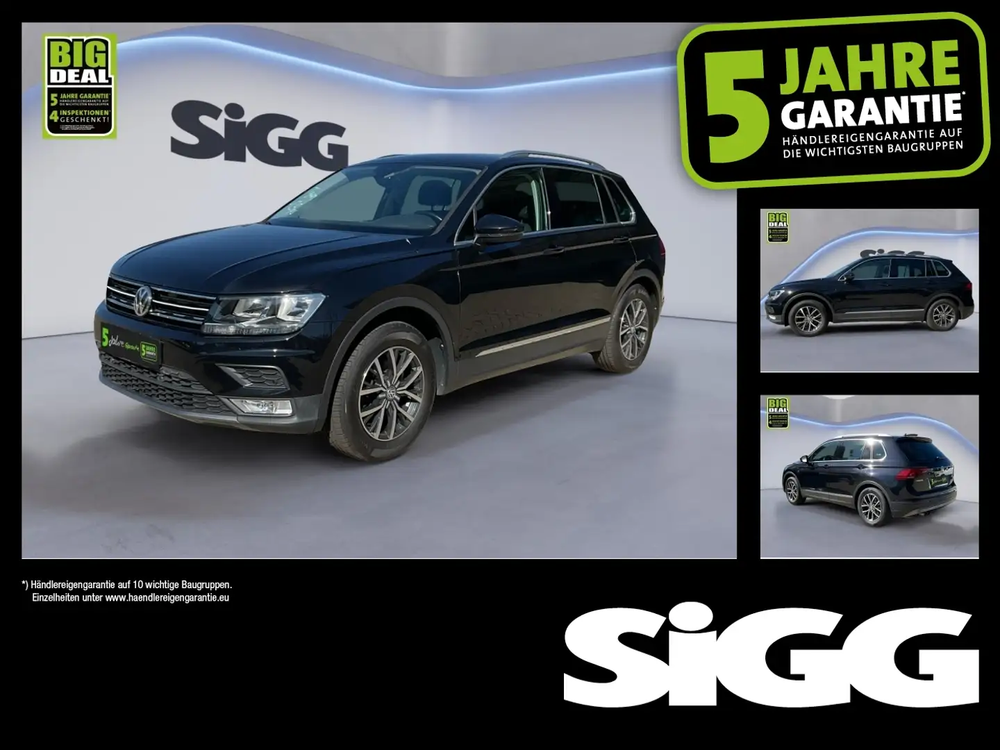 Volkswagen Tiguan 1.4 TSI BMT Comfortline Sitzheizung Klima Schwarz - 1