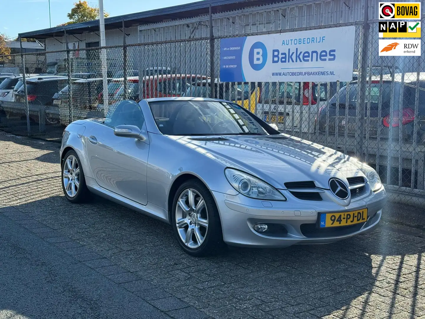 Mercedes-Benz SLK 350 | 6 cilinder | Automaat | Airco | Cruise | Leder Grijs - 1