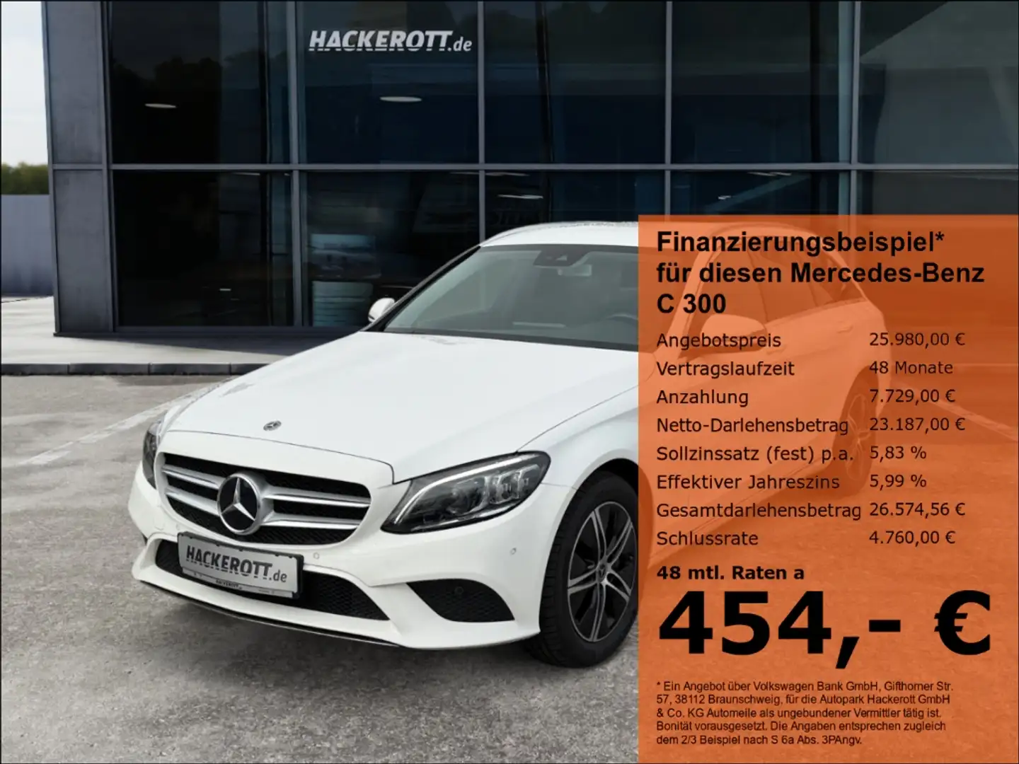 Mercedes-Benz C 300 T-Modell Avantgarde Led Navi Rückfahrkam. Weiß - 1