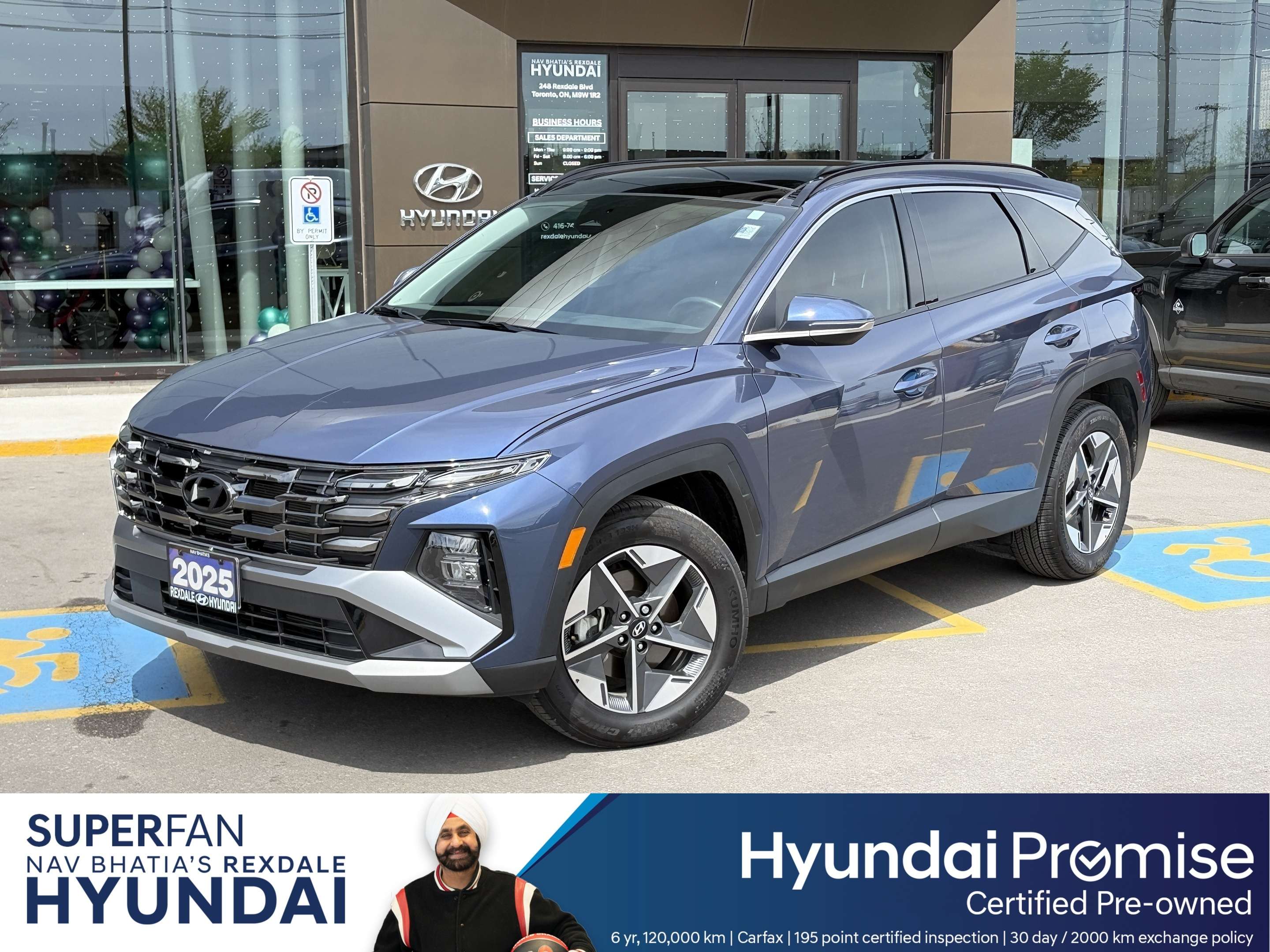 Blue 2025 Hyundai Tucson SUV / Crossover All-Wheel Drive Automatic