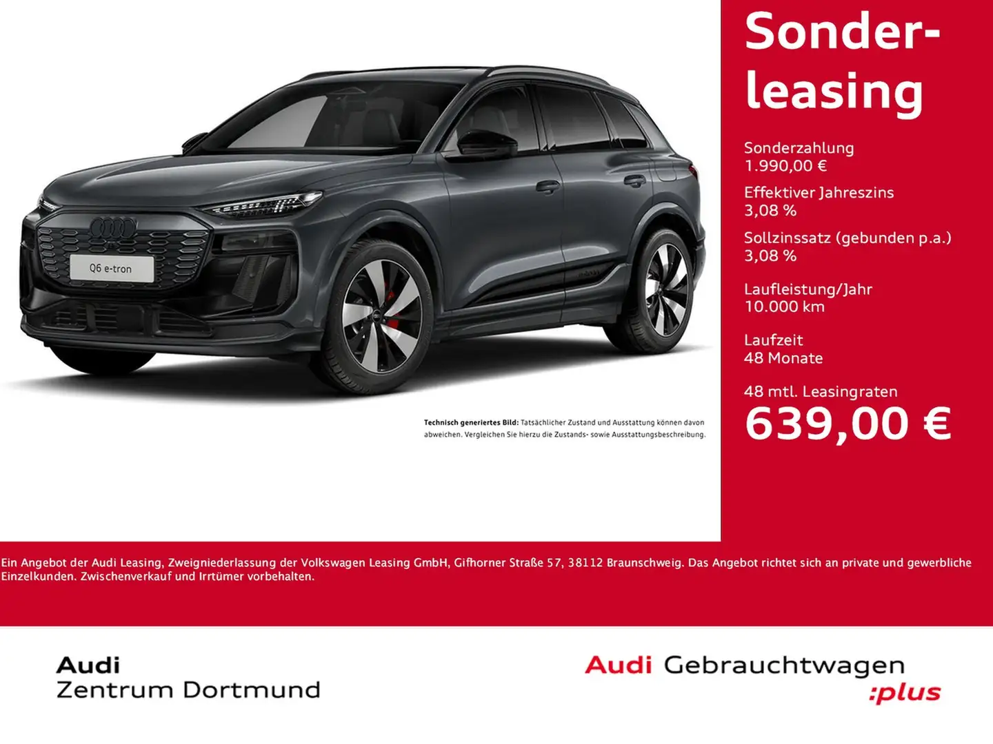 Audi Q6 e-tron quattro S LINE WÄRMEPUMPE PANO B&O CAM Grau - 1