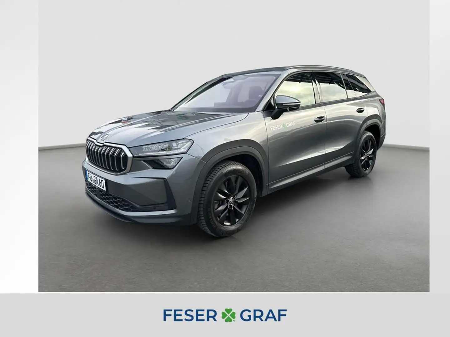 Skoda Kodiaq Selection 2.0l TDI 7Sitze 360° AHK PANO LED Grau - 1