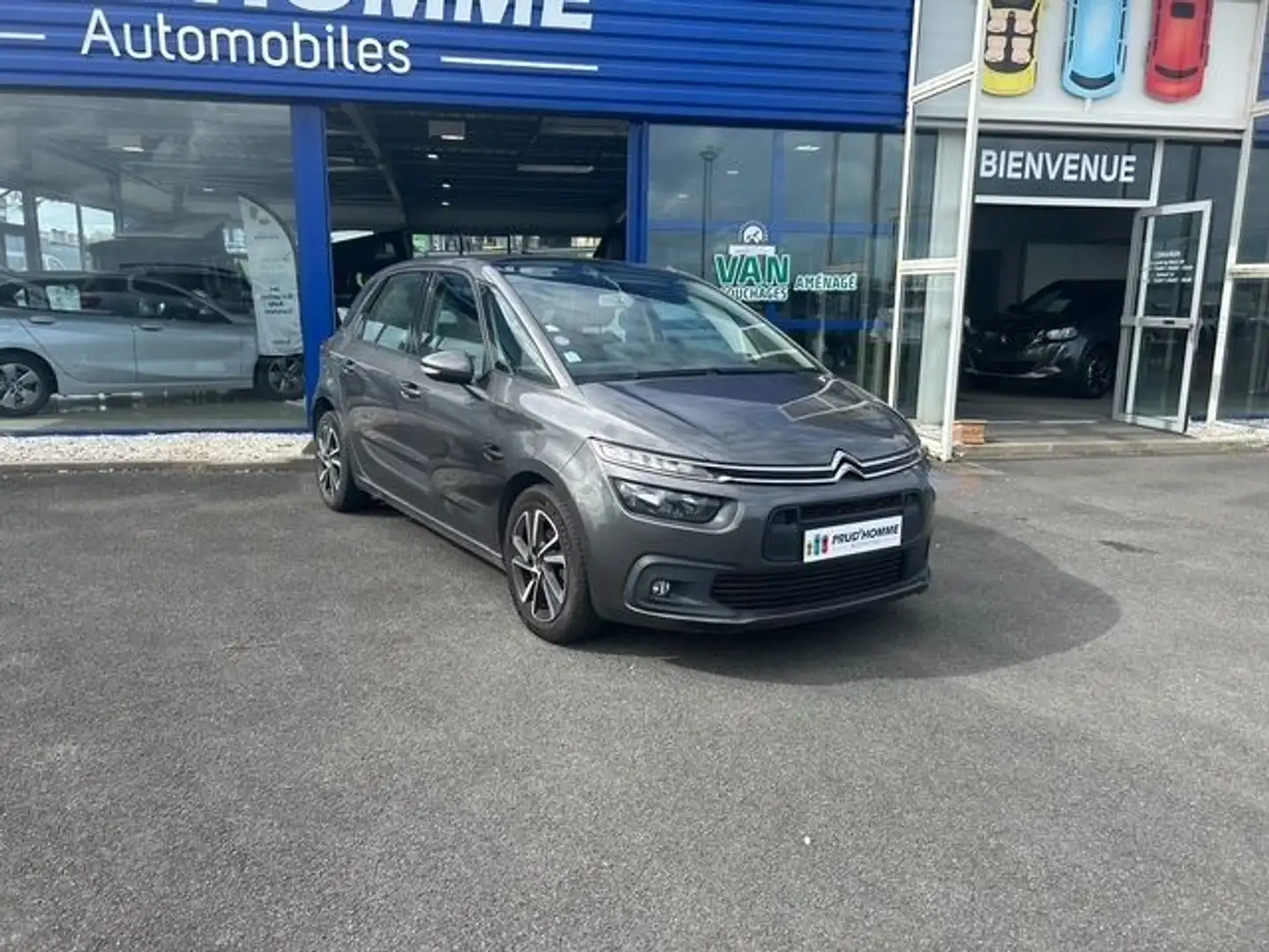 Citroen C4 SpaceTourer PURETECH 130CH S\u0026S BUSINESS DISTRIBUTION NEUV Gris - 2