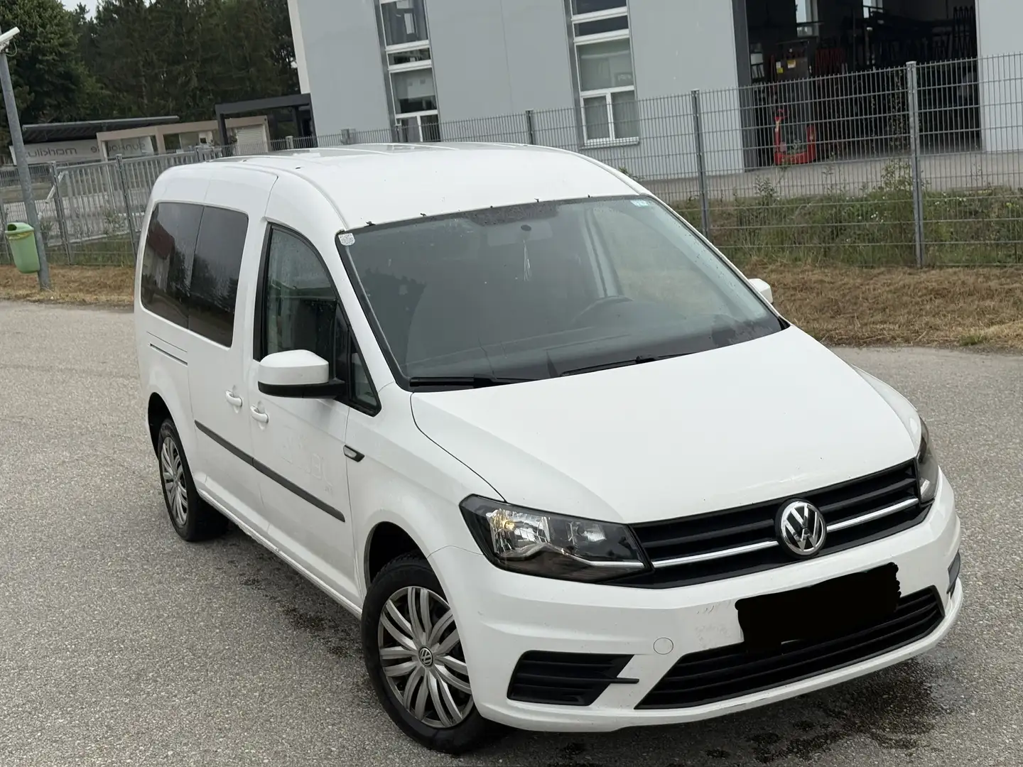 Volkswagen Caddy 2.0 TDI (7-Sitzer.) Maxi Klima Bj 2017 Weiß - 1