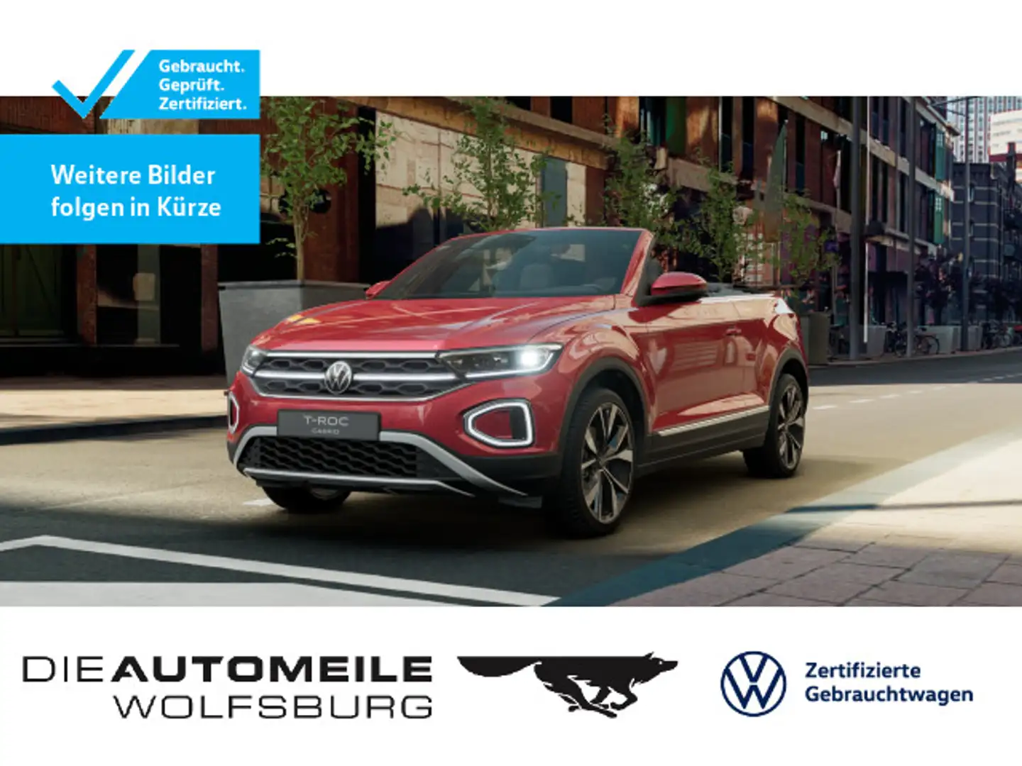 Volkswagen T-Roc Cabrio 1.5 TSI DSG Style Matrix/Stand/ACC/ Rood - 1
