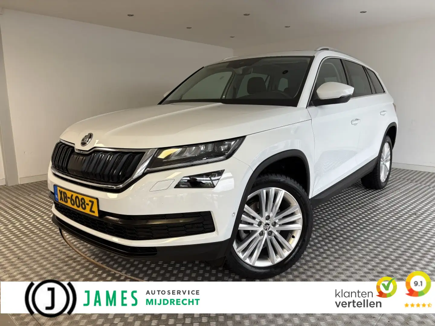 Skoda Kodiaq 1.5 TSI Style Business 7persoons / Nieuwe motor Biały - 1