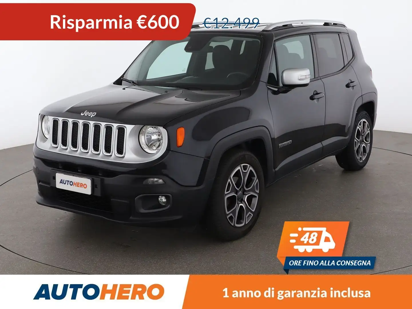 Jeep Renegade 1.6 M-Jet Limited 120 CV Czarny - 1