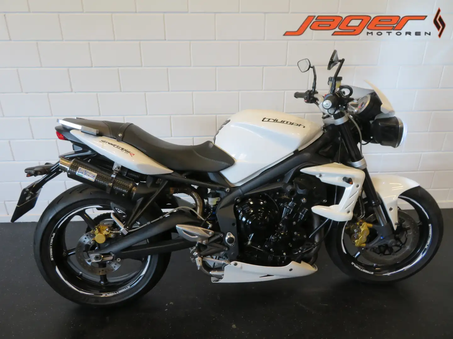 Triumph Street Triple 675 R LEO VINCE SUPER Wit - 1