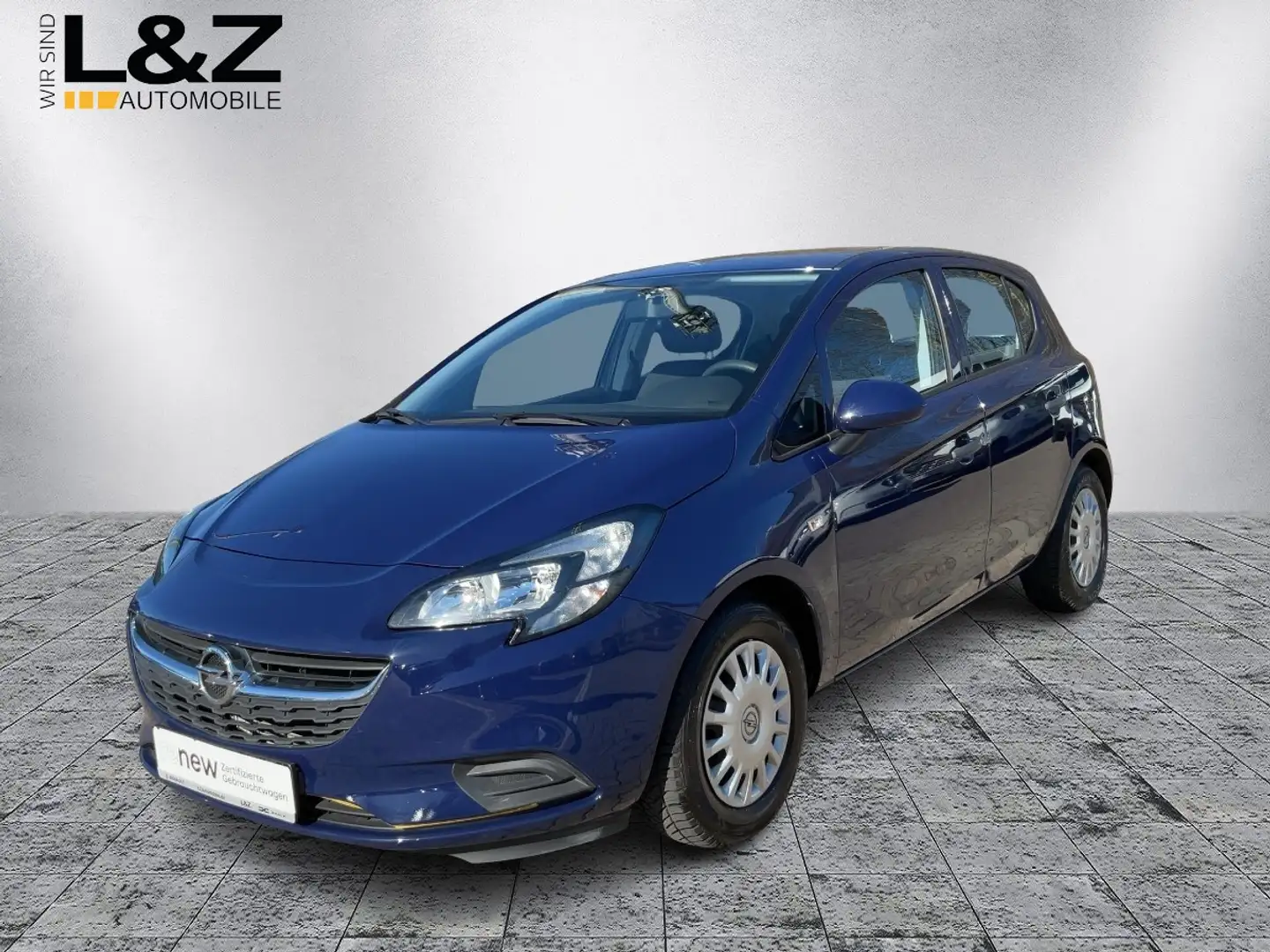 Opel Corsa E 1.2 Selection Bleu - 1