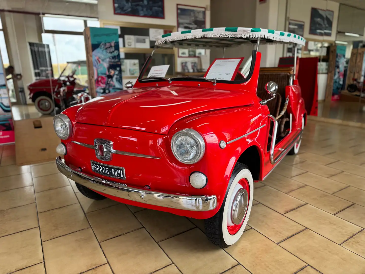 Fiat 600 SPIAGGINA JOLLY 65 Roşu - 1