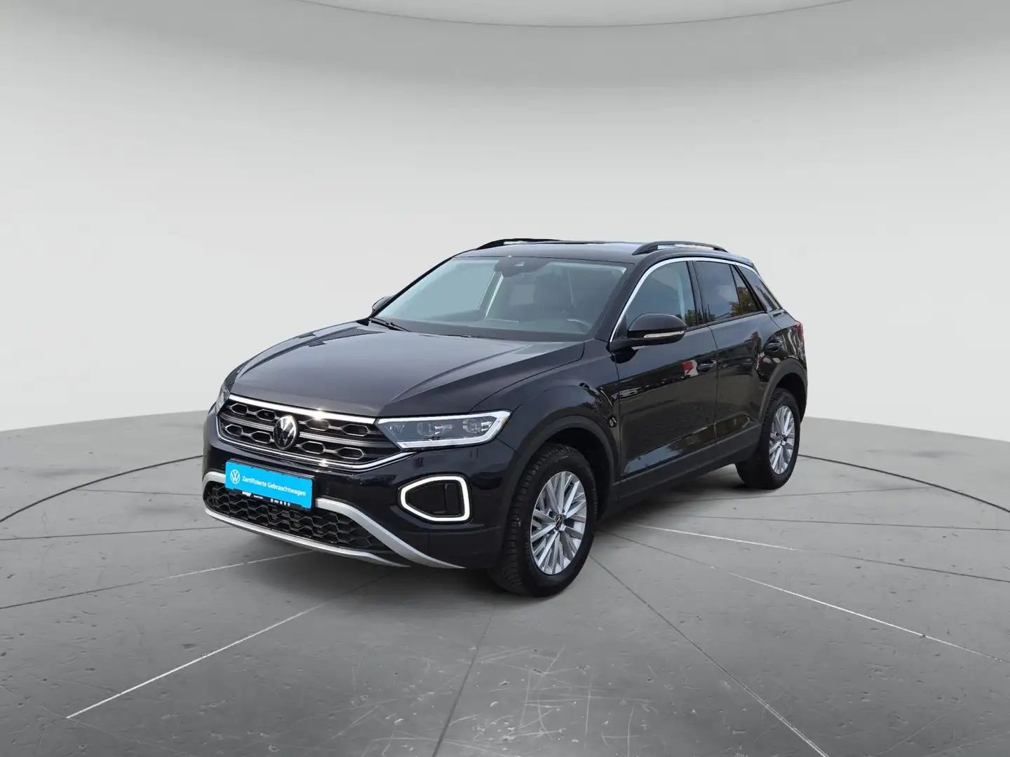 Volkswagen T-Roc Life 1.0 TSI, NAVI/LED/SHZ/KLIMA Zwart - 2