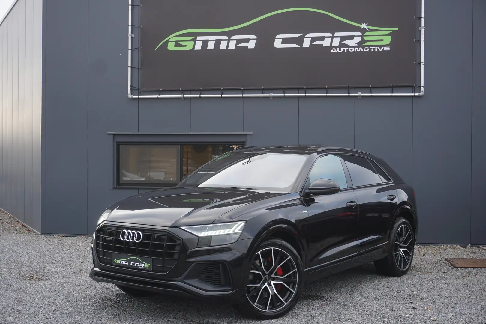 Audi Q8 50 TDI quattro S Line-Keyls-Nav-360c-Pano-Garantie Zwart - 1