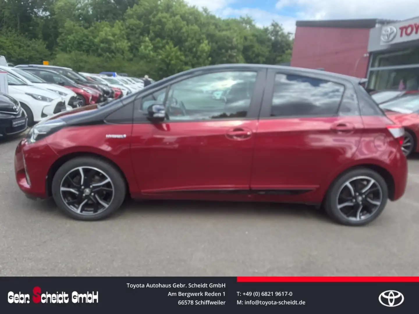 Toyota Yaris Hybrid Style Selection 1.5 Dual-VVT-i Bluetooth Kl Rot - 2