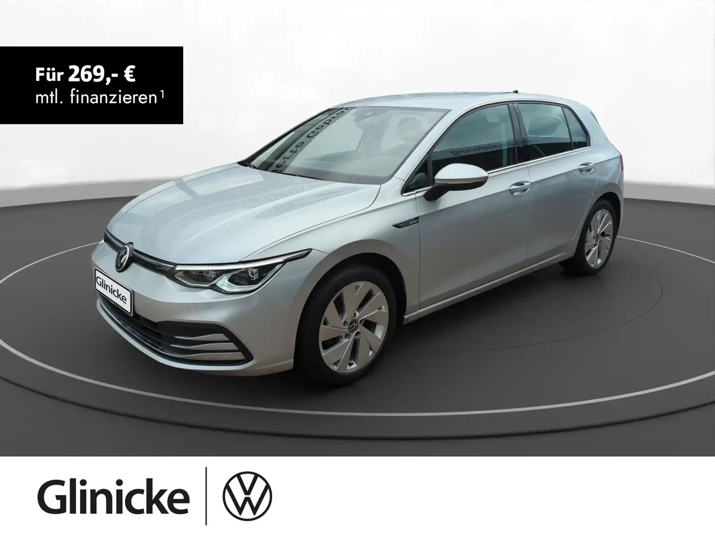 Volkswagen Golf VIII 1.5 eTSI Style LED SiHz DSG Argent - 1