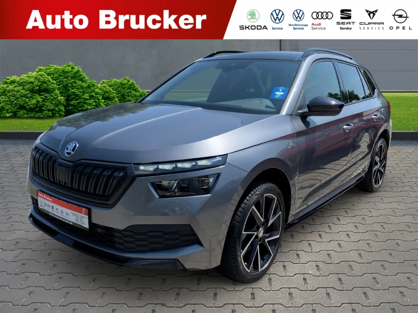 Skoda Kamiq Monte Carlo 1.0 TSI+Alufelgen+Klimaautomatik+Tempo Šedá - 1