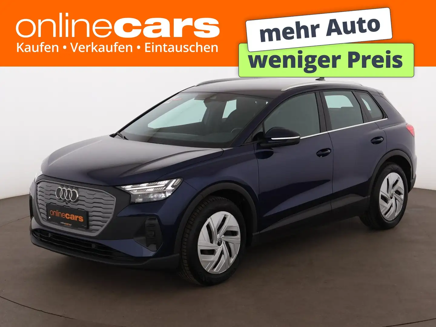 Audi Q4 e-tron 45 quattro 82kWh Aut MATRIX AHK RADAR Blau - 1
