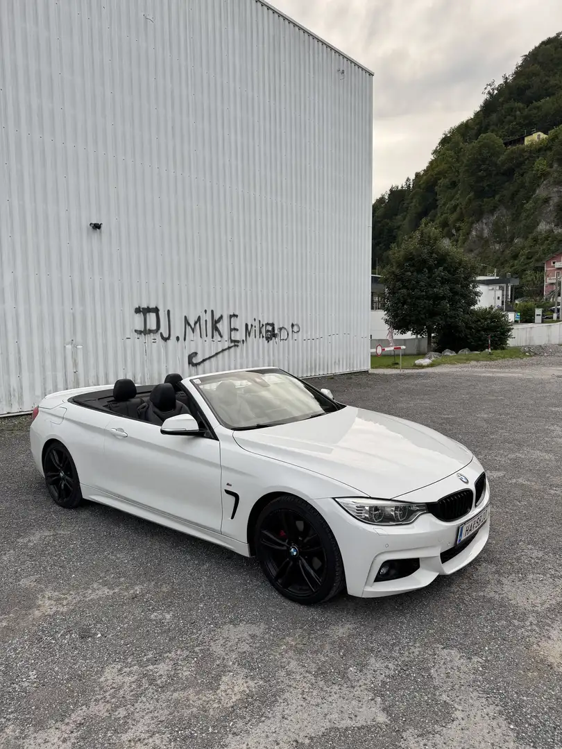 BMW 420 420d Cabrio Aut. Weiß - 1
