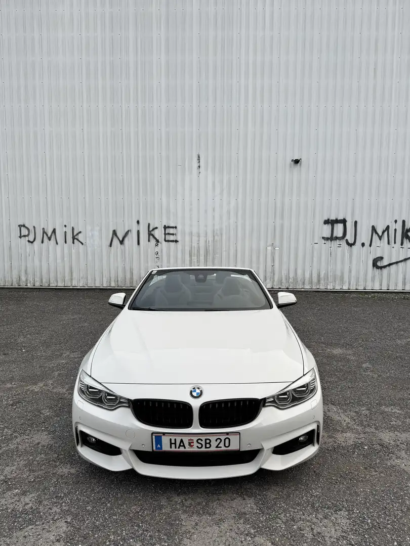 BMW 420 420d Cabrio Aut. Weiß - 2