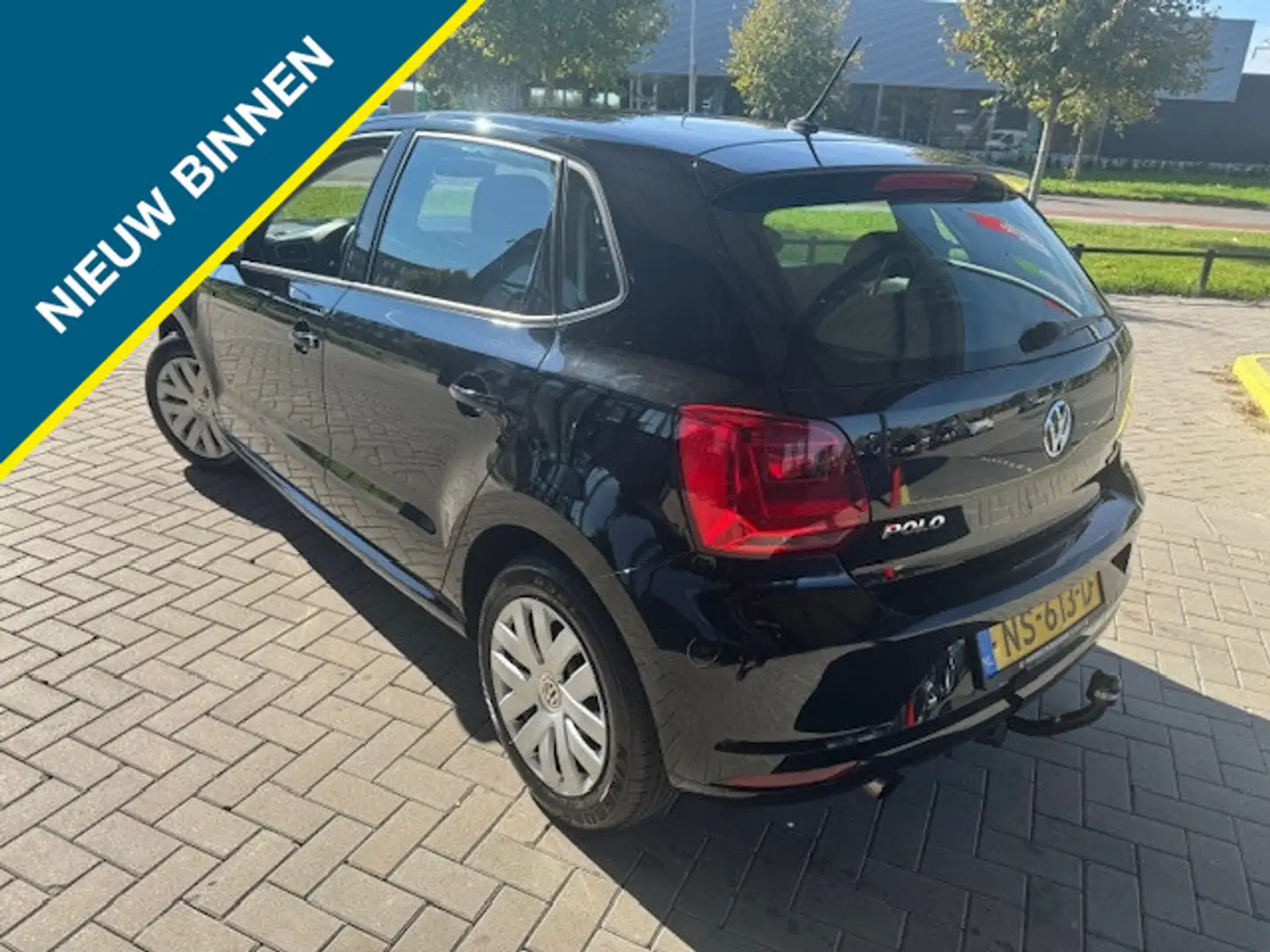 Volkswagen Polo 1.2 TSI COMFORTLINE 5-DRS. + AIRCO/CRUISE CONTROL Zwart - 2