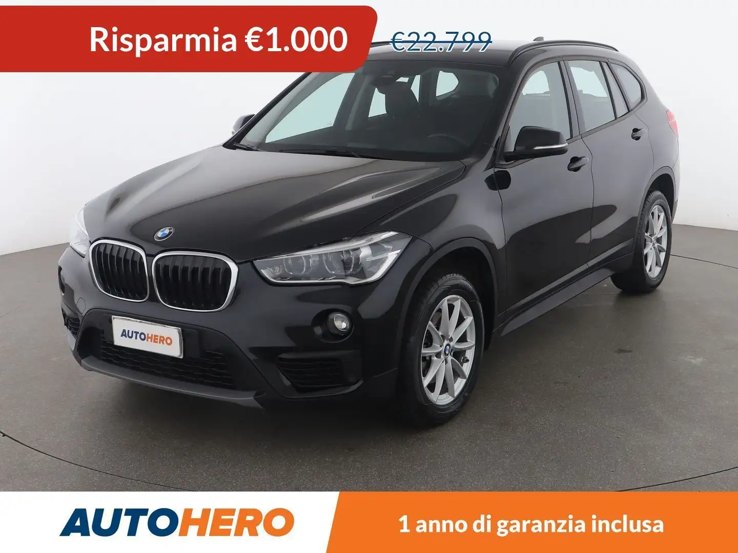 BMW X1 sDrive 18d Business Nero - 1