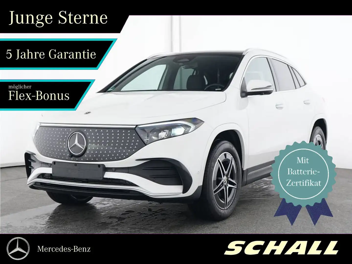 Mercedes-Benz EQA 350 4M AMG+DISTRO+LED+360°+KEYLESS+AMBIENTE Weiß - 1