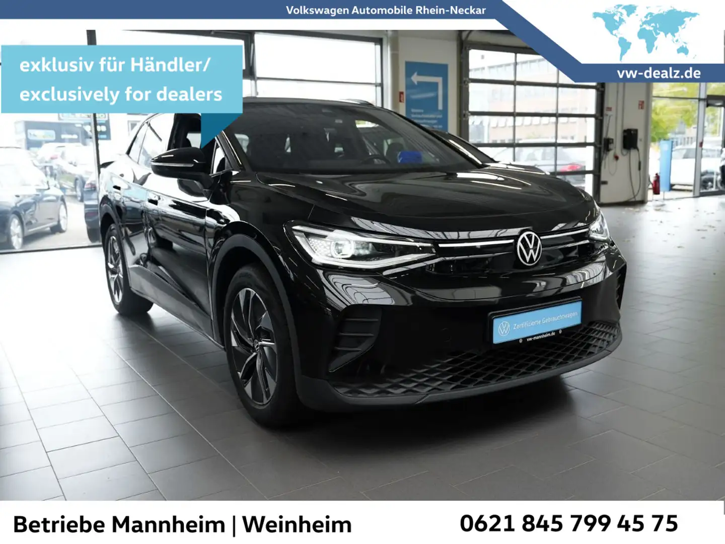 Volkswagen ID.4 Pure 125kW GAR2030 Navi PDC LED uvm Schwarz - 2