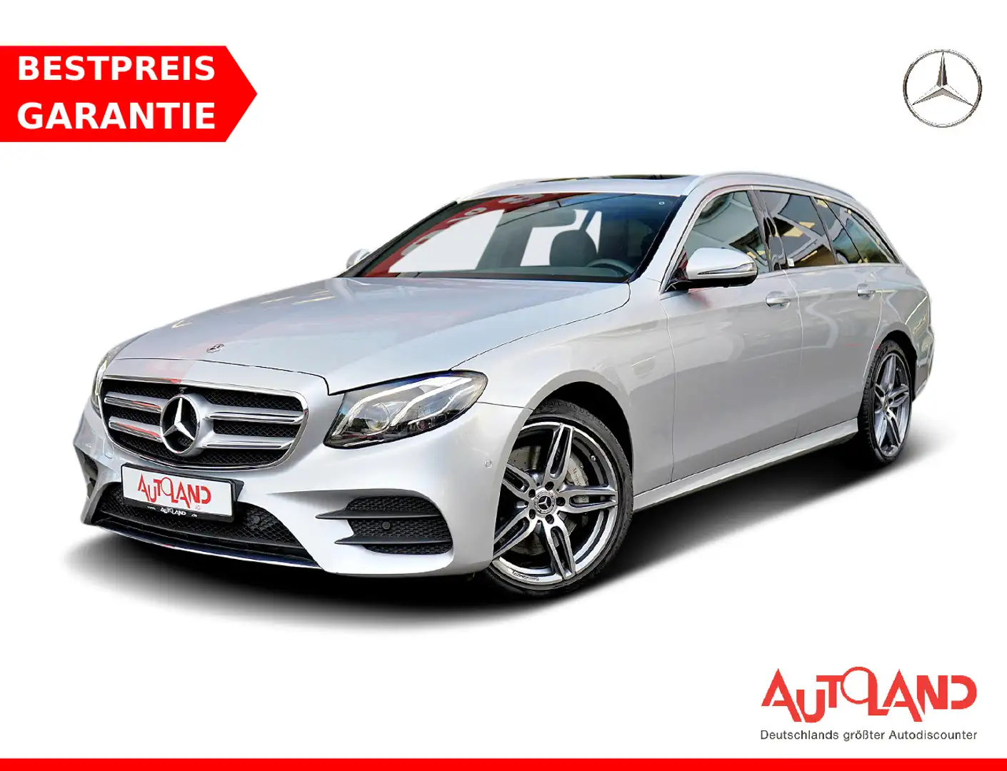 Mercedes-Benz E 450 E450 4Matic T-Modell AMG Line 360° Totwinkel DAB Argent - 1