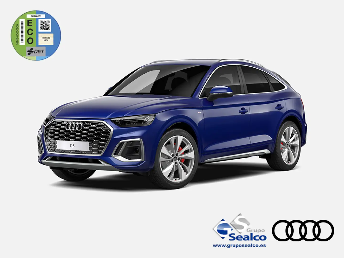 Audi Q5 Sportback 40 TDI quattro-ultra S line S tronic 150 Azul - 1