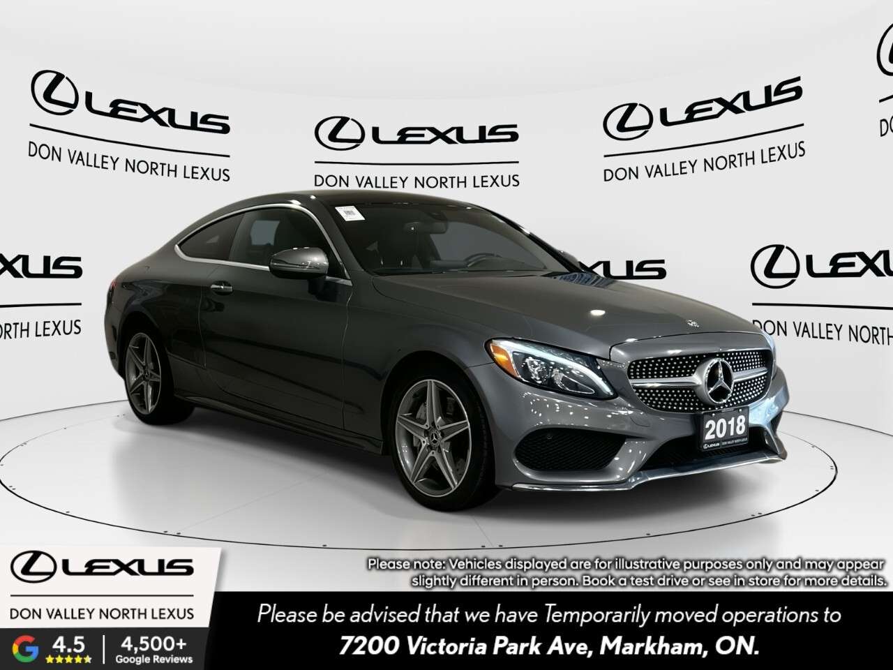 2018 Mercedes-Benz C-Class Sport Pkg-AMG Wheels-Leather Bucket Seats-Panorama