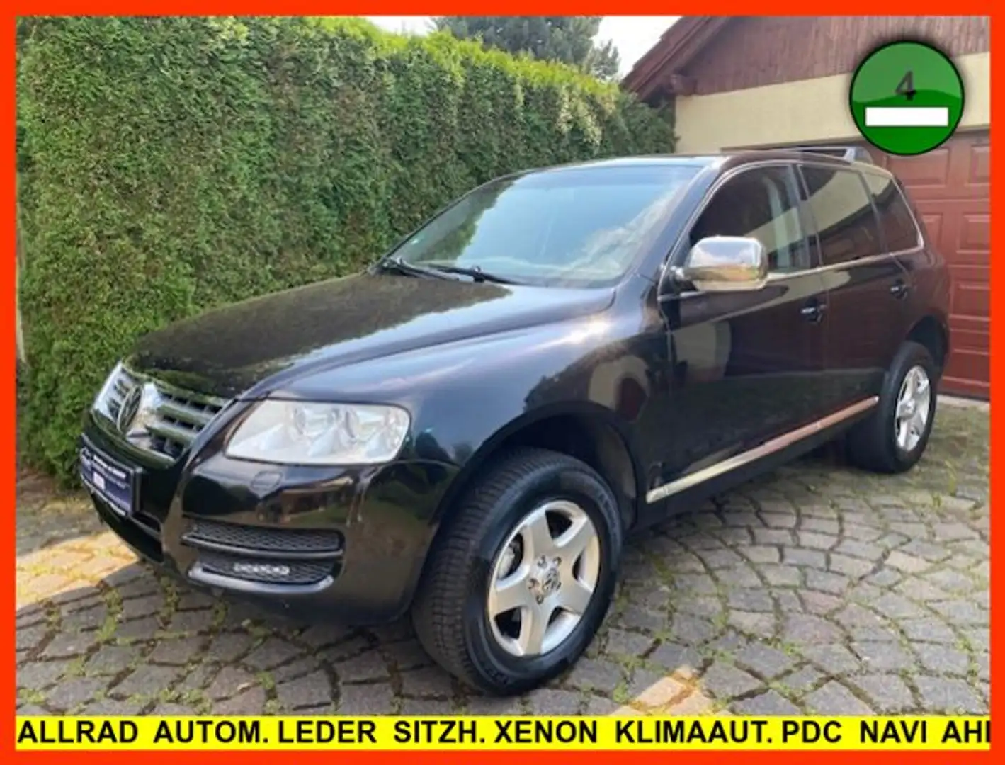 Volkswagen Touareg R5 2.5 TDI AUTOM. LEDER NAVI AHK  PDC Noir - 1