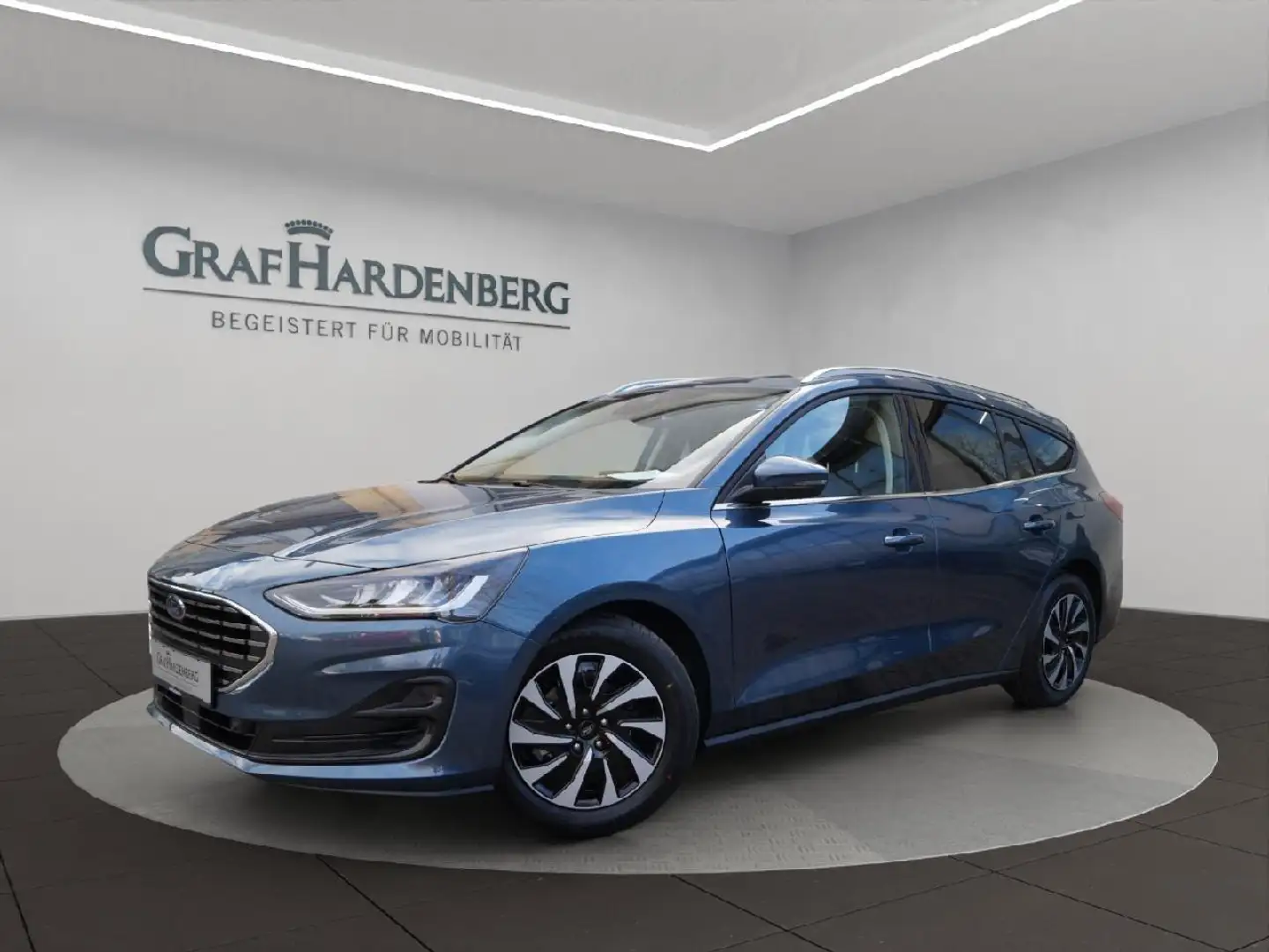 Ford Focus Titanium Bleu - 1