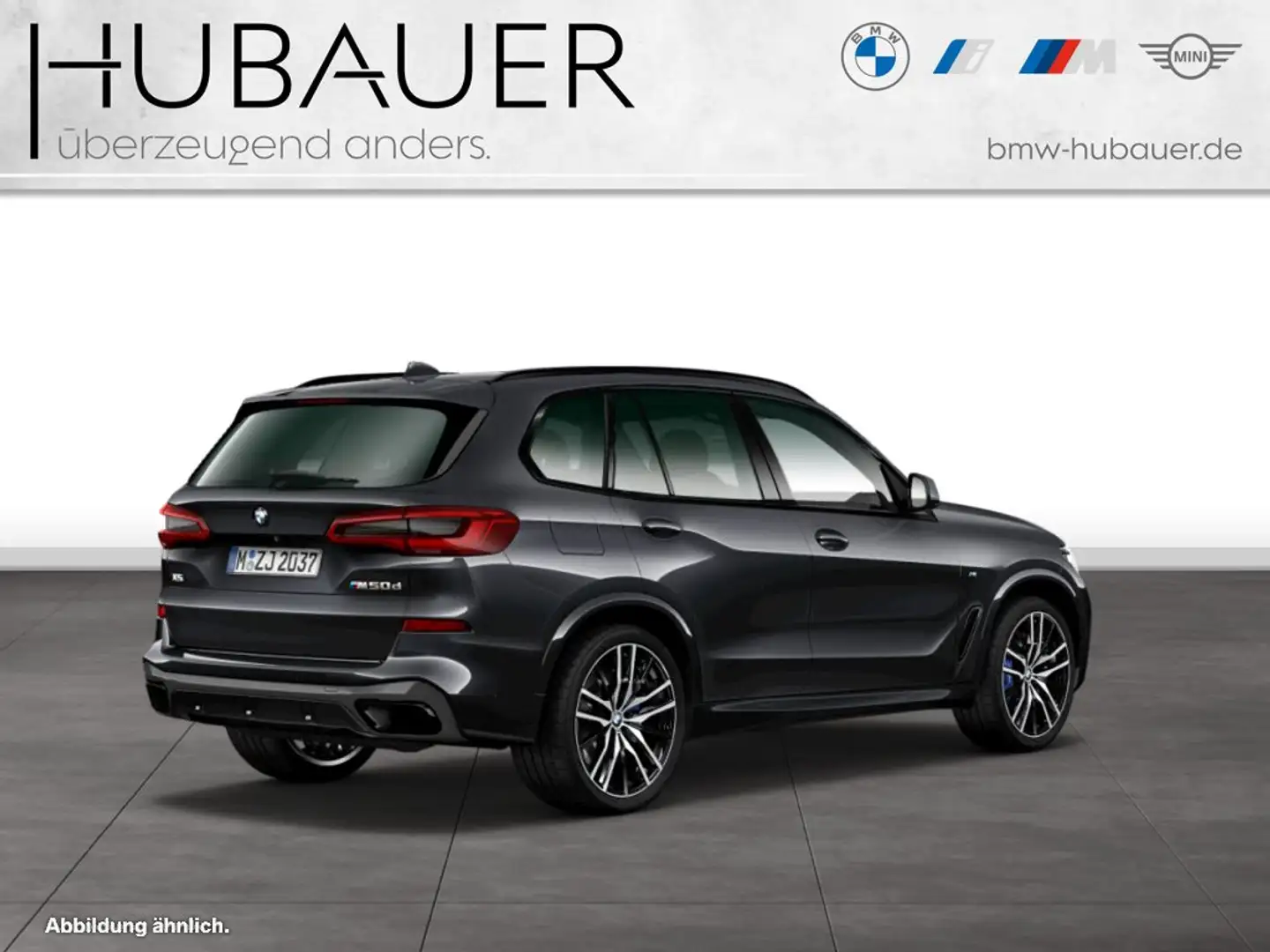 BMW X5 M 50d [Laser, SkyLounge, HK Sound, DA Prof.] Gris - 2
