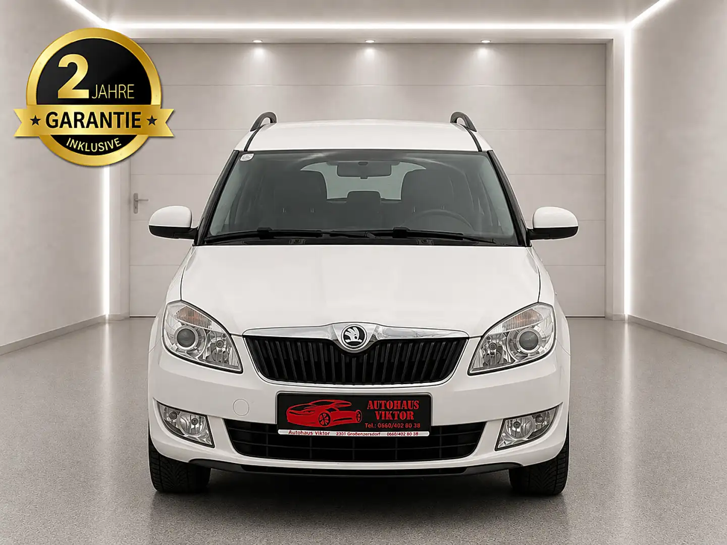 Skoda Roomster Ambition+ 1,2 TSI DSG*2 JAHRE GARANTIE,1 BESITZ* Weiß - 2