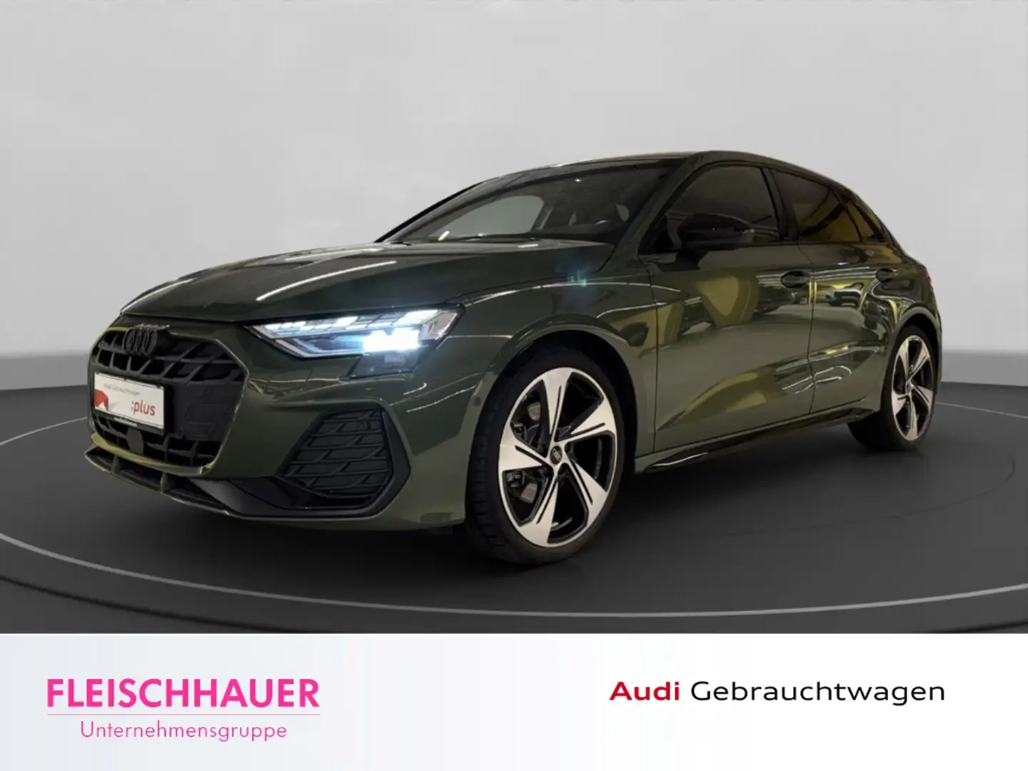 Audi A3 Sportback S line 35 TDI MATRIX SONOS RFK SHZ Grün - 1