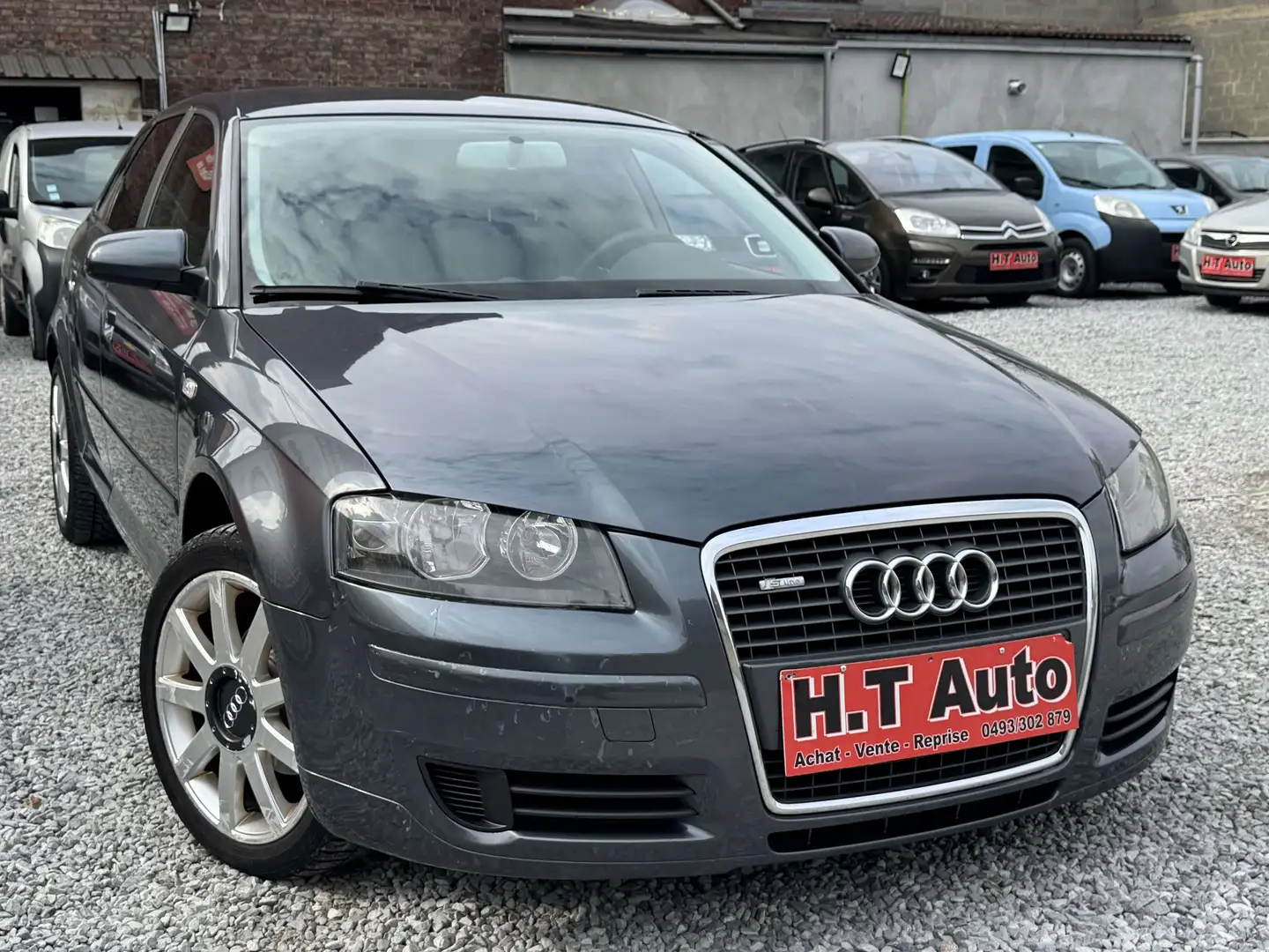 Audi A3 Sportback 1.9 TDi airco.  euro4. frais carriserie Gris - 2
