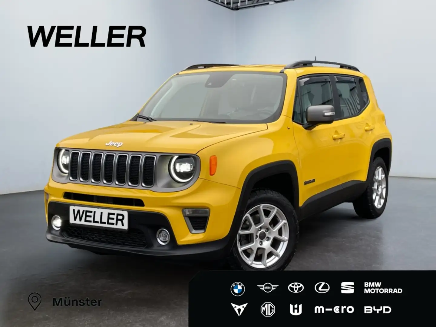 Jeep Renegade 2.0 D Active Drive Limited *LED*CAM*ACC*Allrad Geel - 1