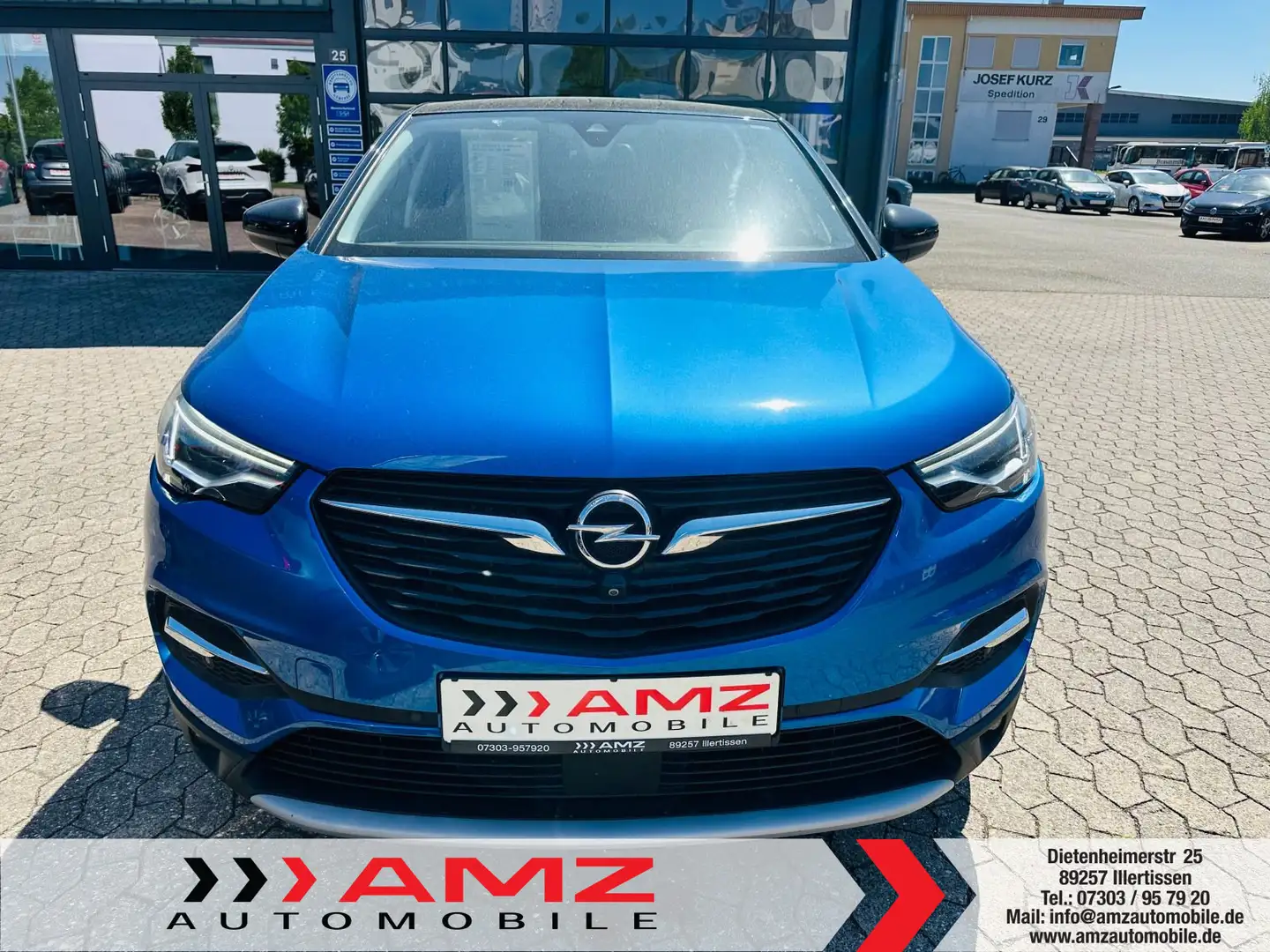 Opel Grandland X 1.6 Ultimate AT SHZ DAB PDC 360° AHK Bleu - 2