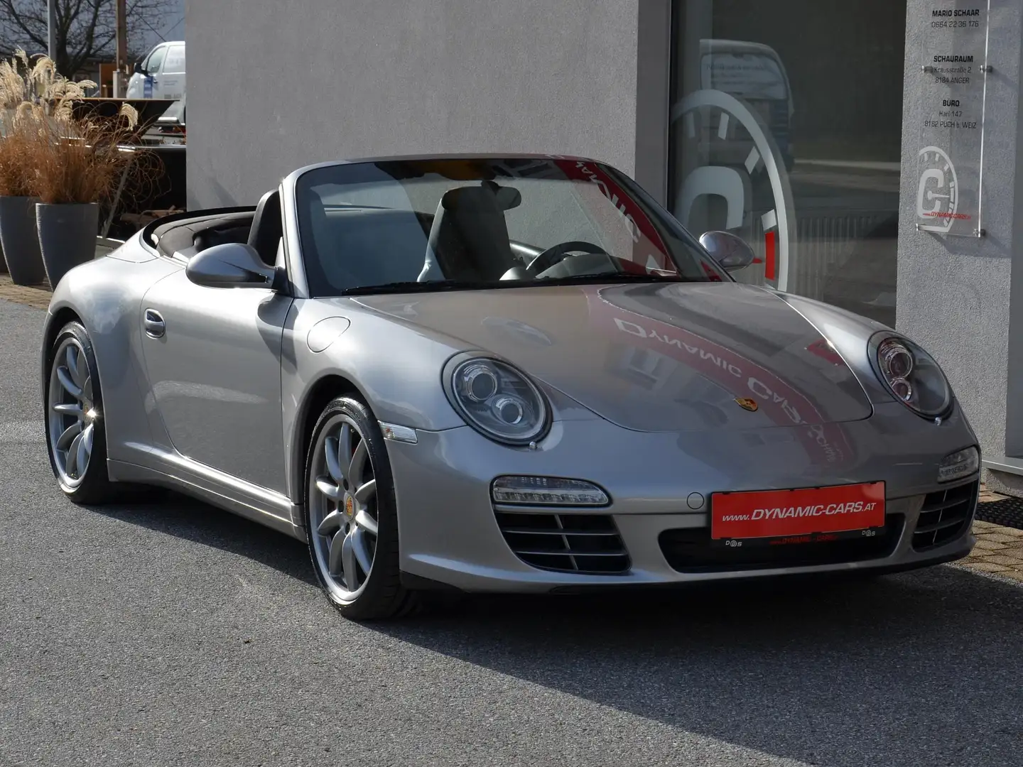Porsche 997 Carrera 4S Cabrio PDK, Wartung neu, sehr gepflegt! Silber - 2