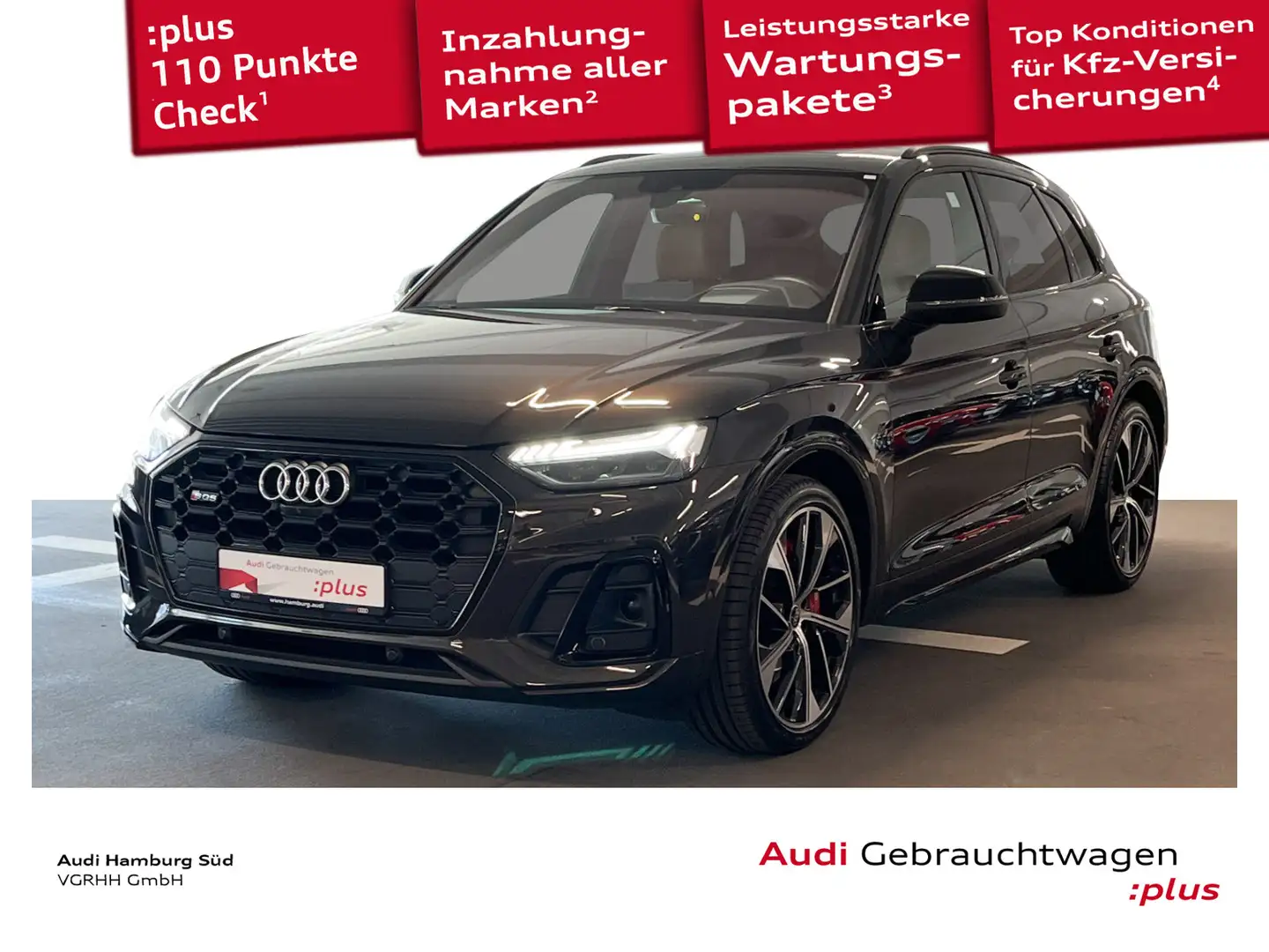 Audi SQ5 TDI qu. S tronic LM21/PANO/B&O/LUFT/ACC/HUD Zwart - 1