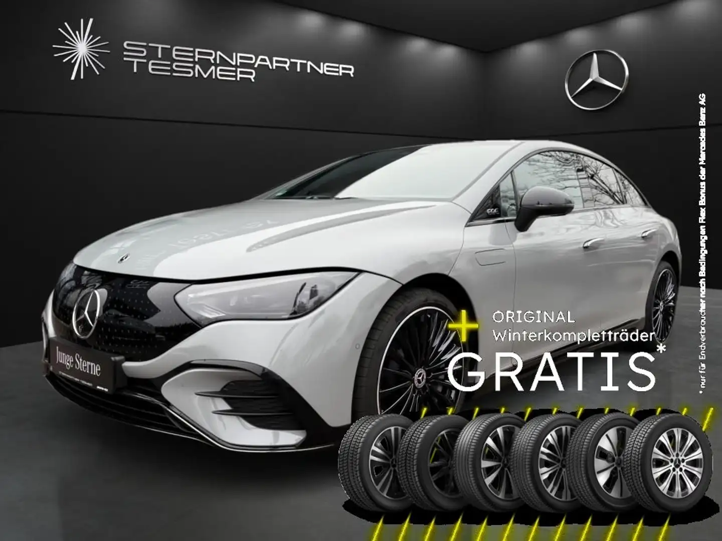 Mercedes-Benz EQE 350 AMG,Night,360 KAMERA,AIRMATIC,AHK,HuD Grijs - 2