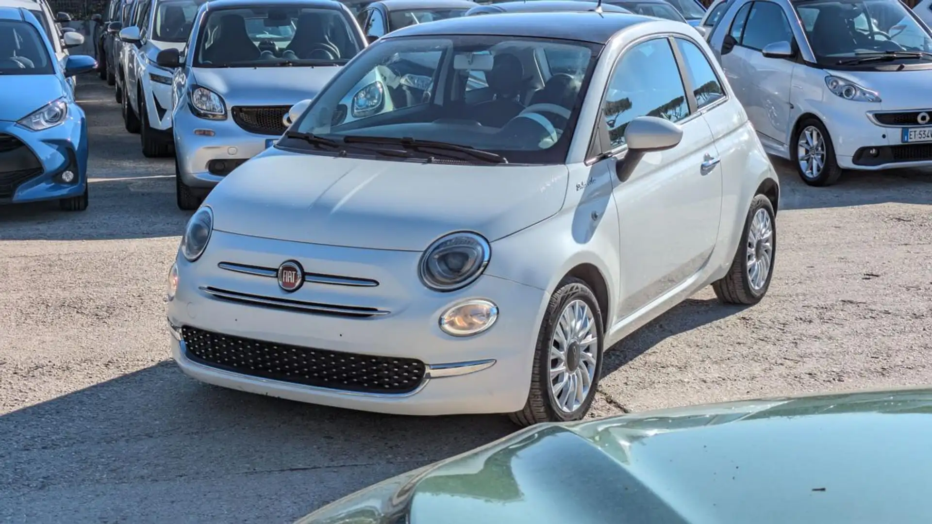 Fiat 500 HYBRID DOLCEVITA 1.0cc 70cv TETTO PANORAMICO Bianco - 2