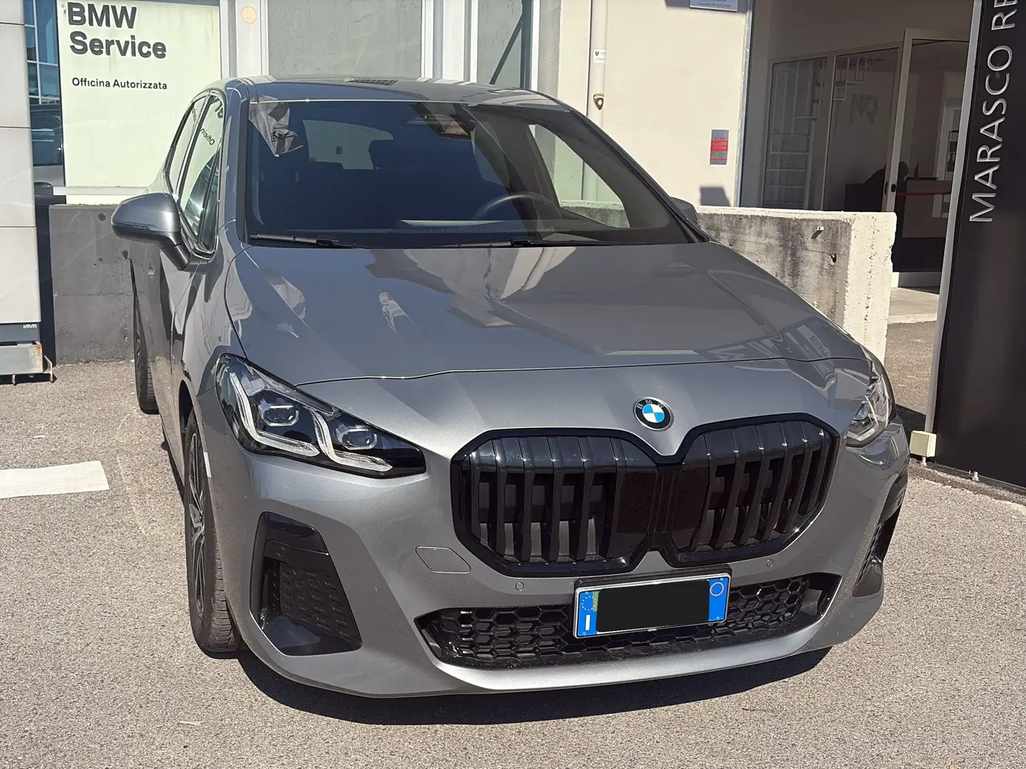 BMW 218 Serie 2 Active Tourer 218d Msport auto Grigio - 1