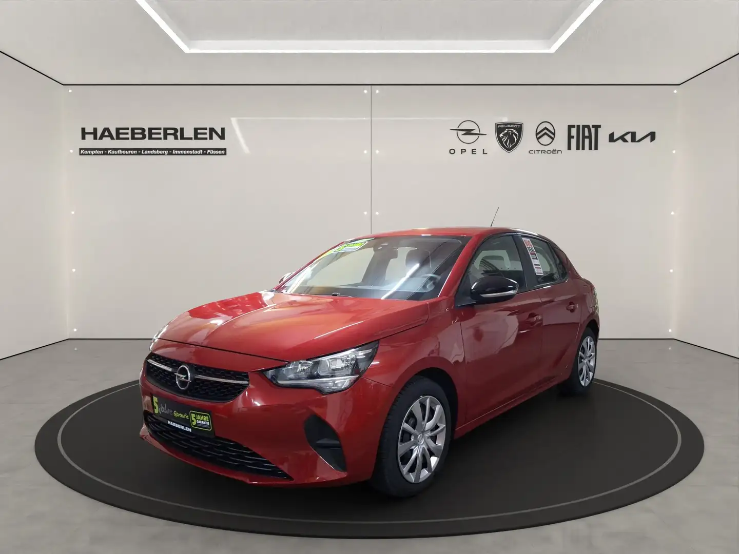 Opel Corsa F 1.2 Turbo Edition SHZ+PDC+SpurH Rojo - 2