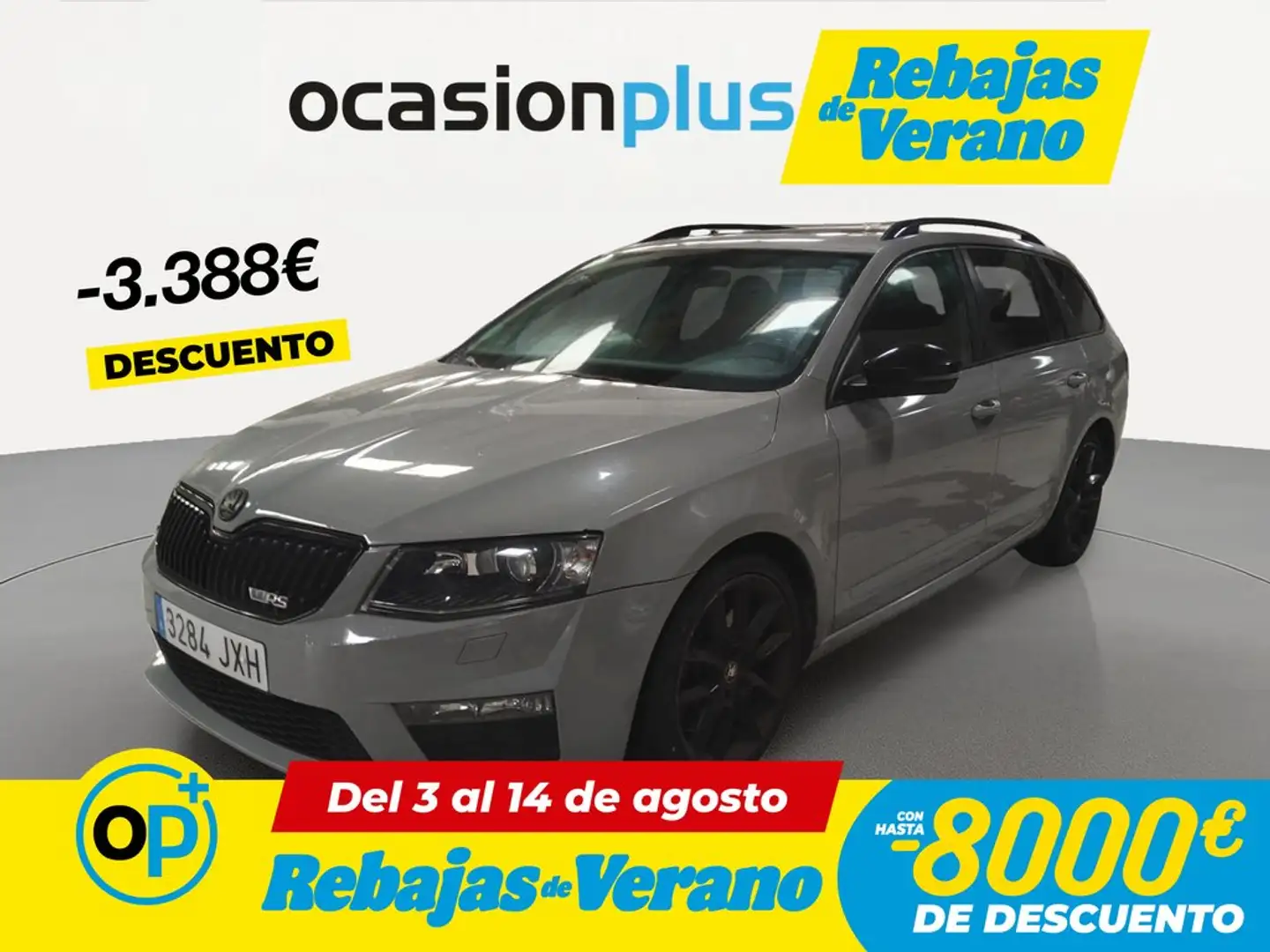 Skoda Octavia Combi 2.0 TSI RS DSG 220 Gris - 1